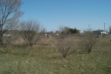 Starlite Drive-In Theatre - Empty Lot - Photo From Water Winter Wonderland (newer photo)